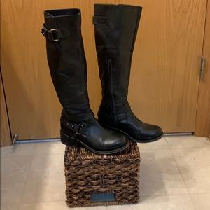 Women’s Black Leather Riding Boots sz. 7.5